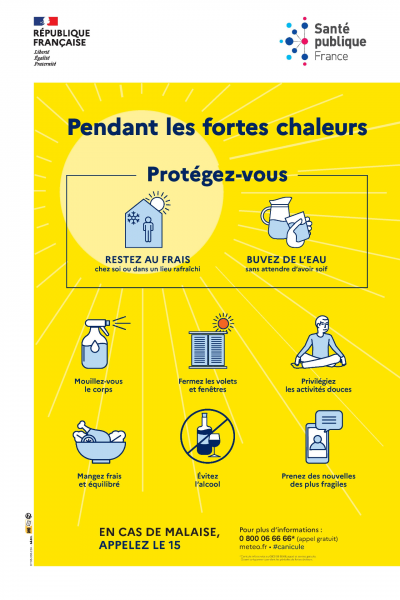 Alerte canicule et fortes chaleurs : point frais